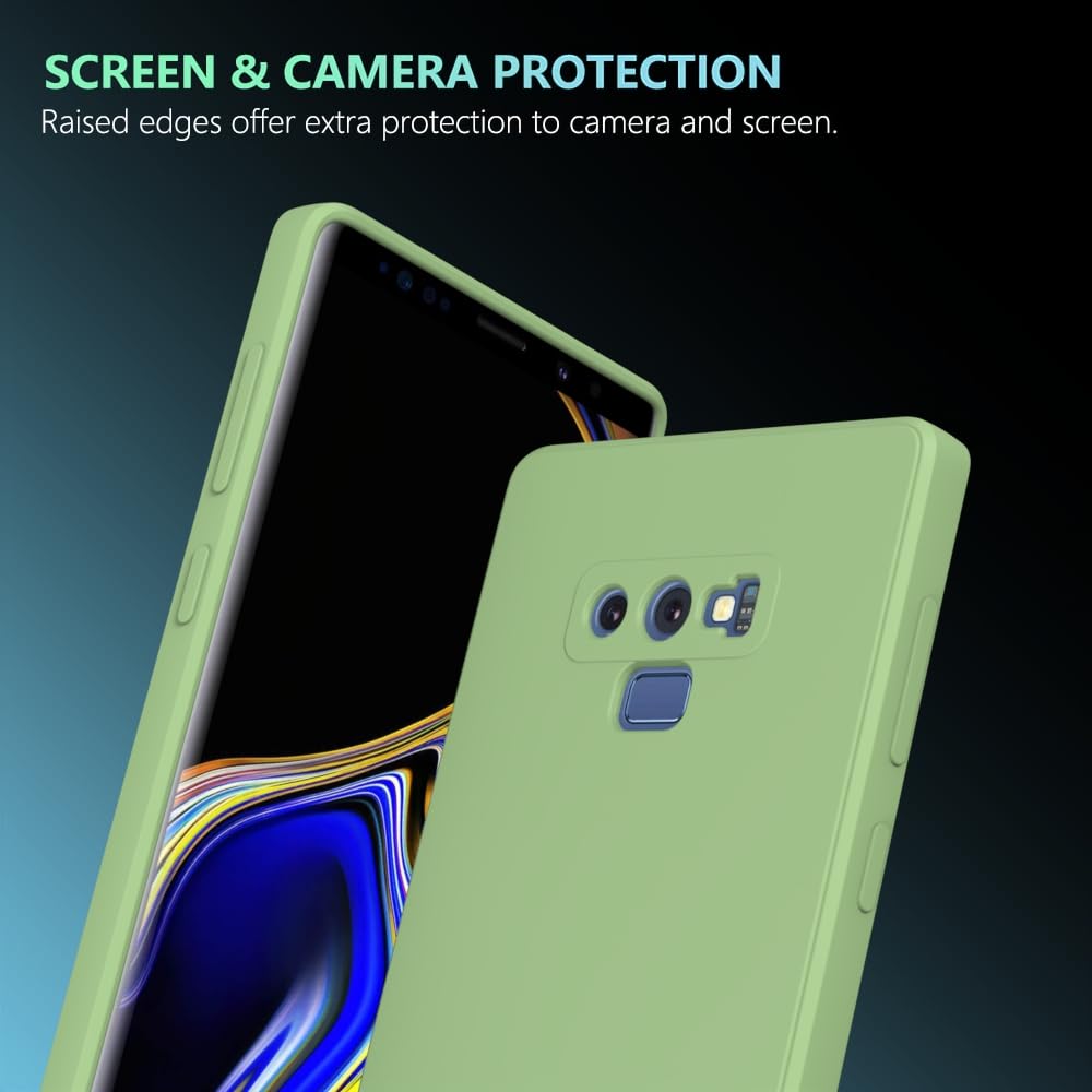 Wogroo For Samsung Galaxy Note 9 Case Green, Scratch Resistant With Soft Touch, Slim Thin Phone Cover For Samsung Galaxy Note 9