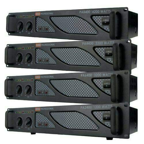 Emb Pro   Pa6400   Rack Mount Professional Power Amplifier   3200 Watts Pa Band Club