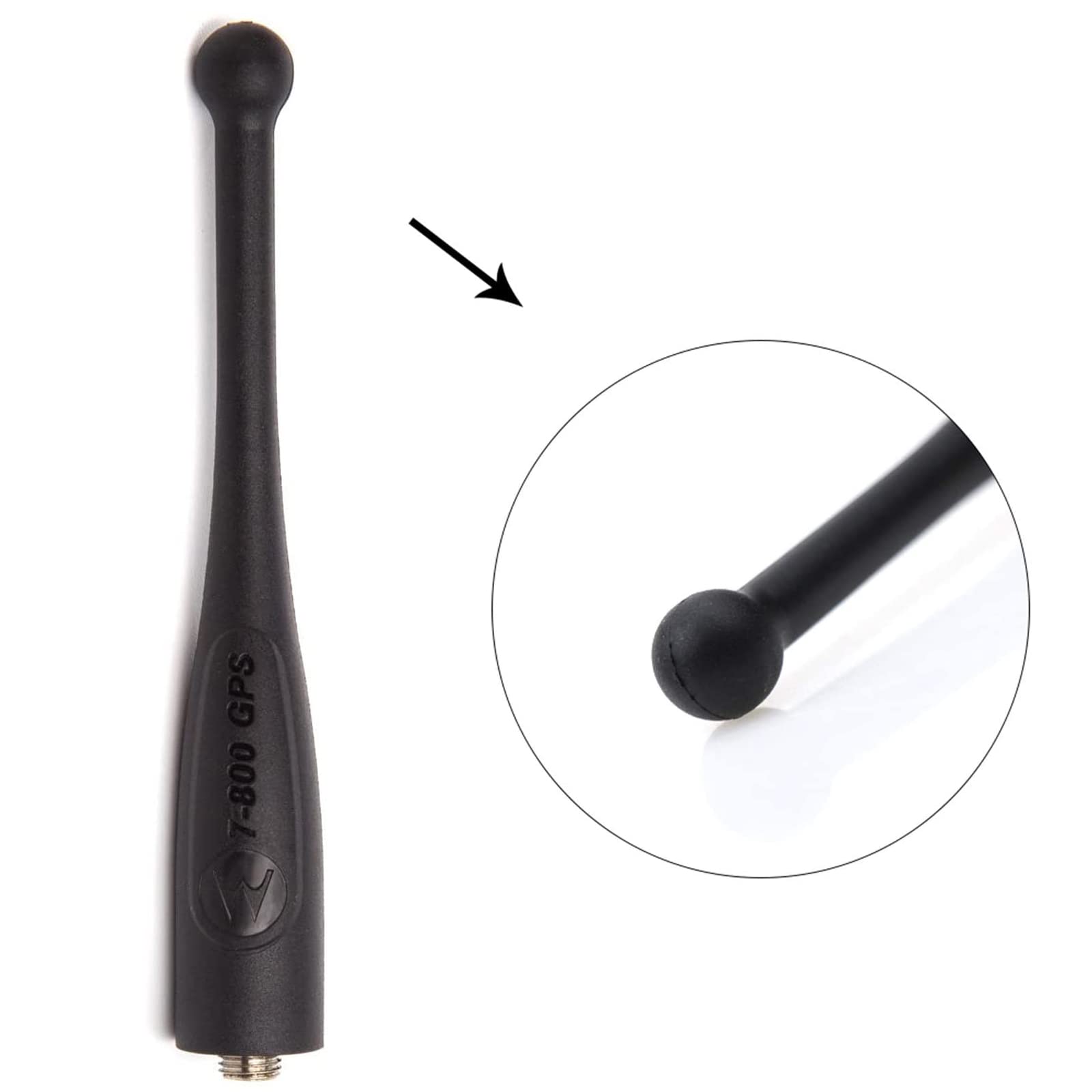 Antenna For Motorola Apx 6000 Radio Short Antenna Apx 6000Xe Apx 4000 Apx 7000 8000Xe Stubby Antenna 764 870 Mhz Single Band 7 8