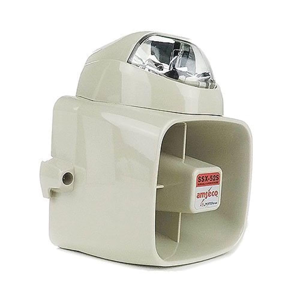 Amseco Potter Ssx52Sc Siren And Strobe Combination   Clear