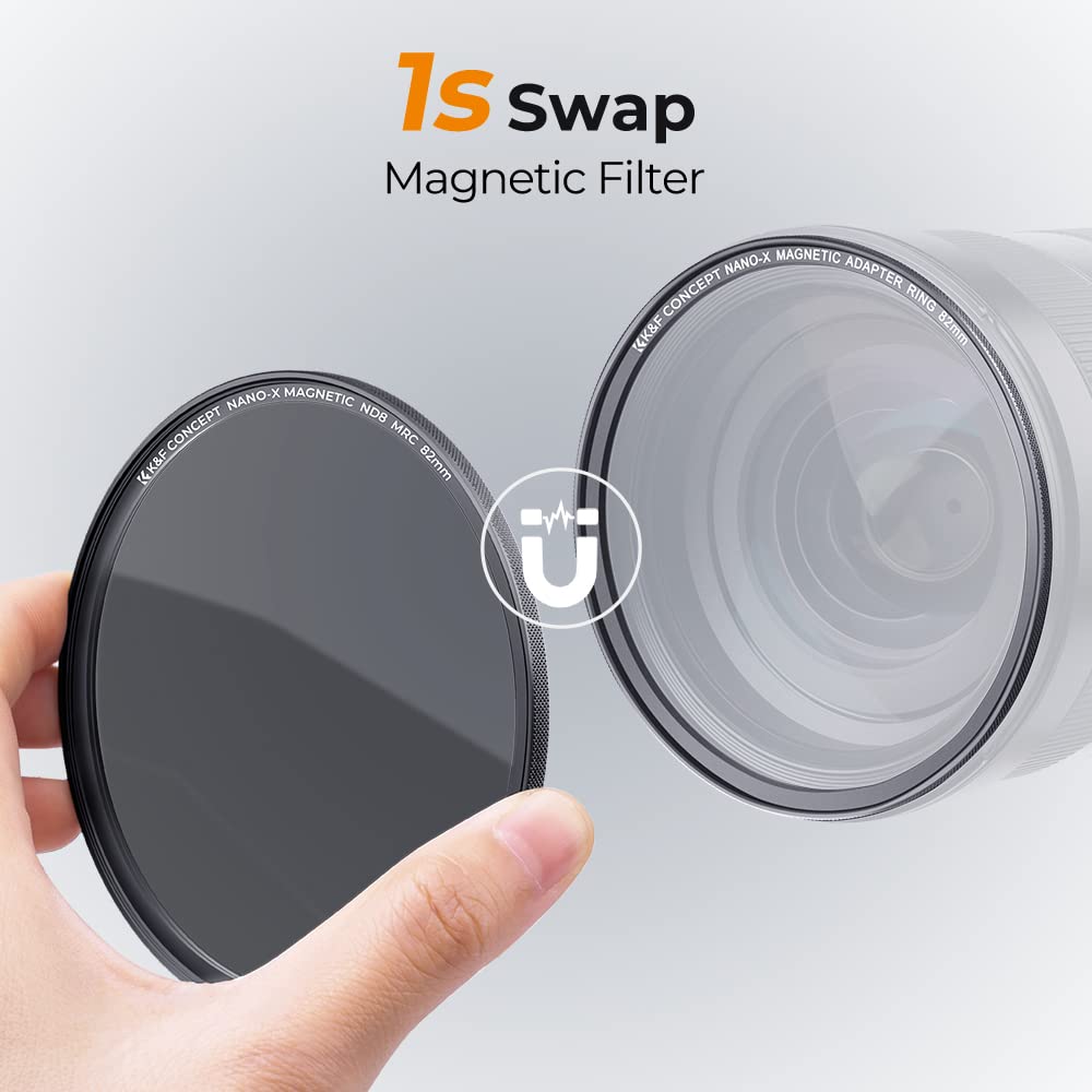 K&F Concept 95mm Magnetic 4-in-1 MCUV CPL ND1000 Nano-X Series Lens Filters Kit Optical Glass