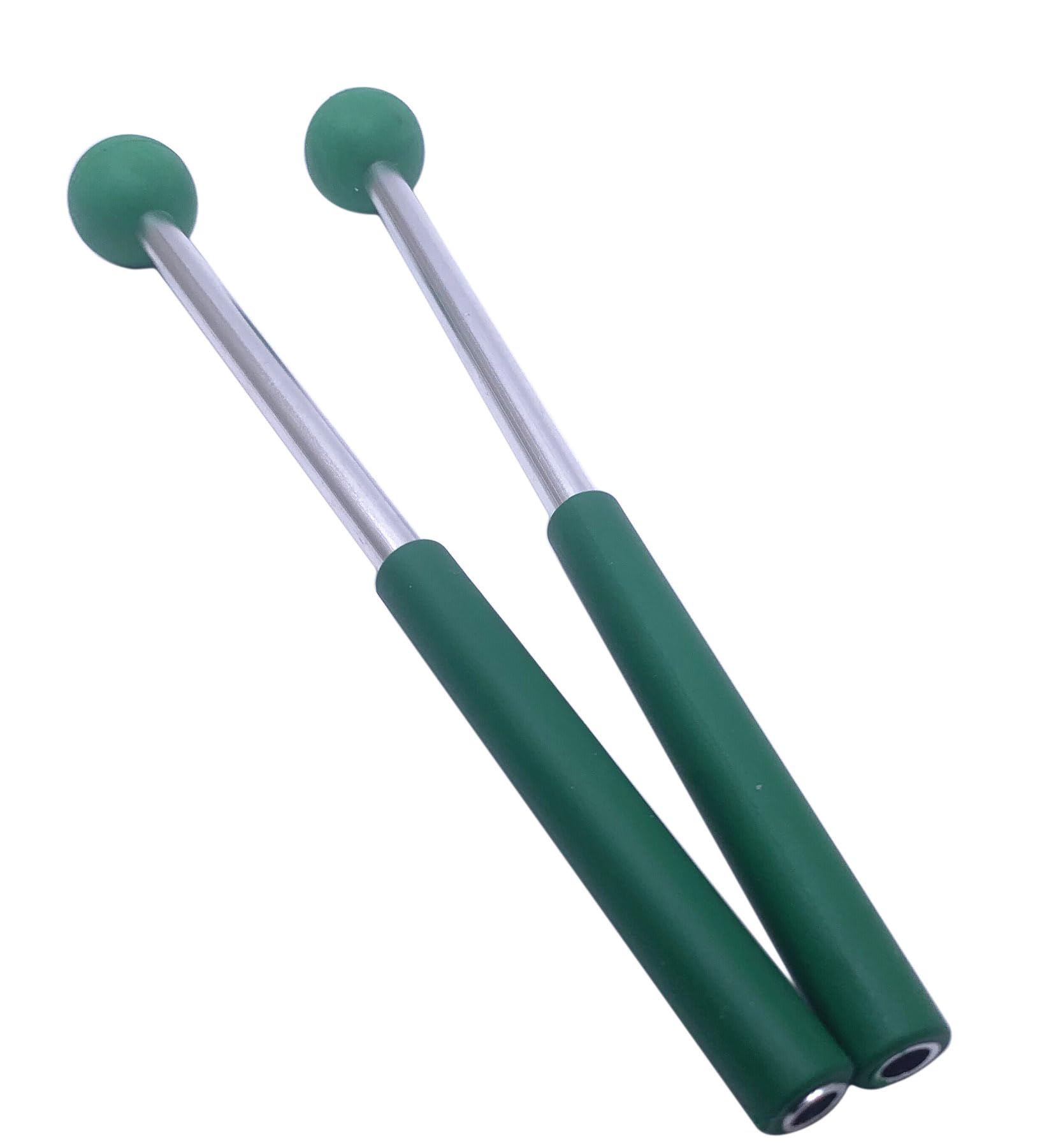 Tuoren Green Xylophone Mallets Glockenspiel Sticks Rubber Mallets Percussion Sticks For Tongue Drum, Glockenspiel, Xylophone, Ch