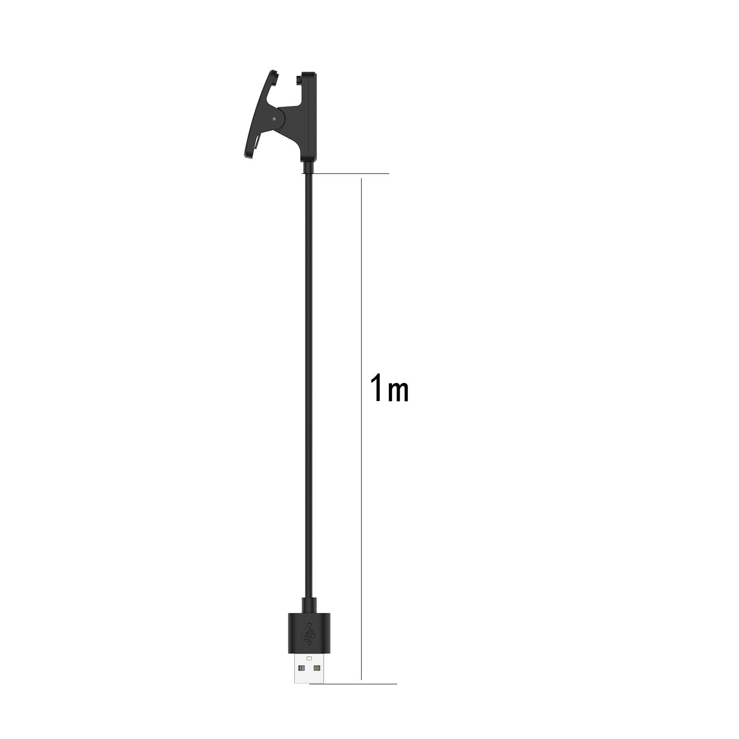 E Ecsem Charging Clip Compatible With Garmin Marq Athlete/Aviator/Captain/Driver/Expedition/Golfer Smartwatch Charger, 3.3Ft Usb