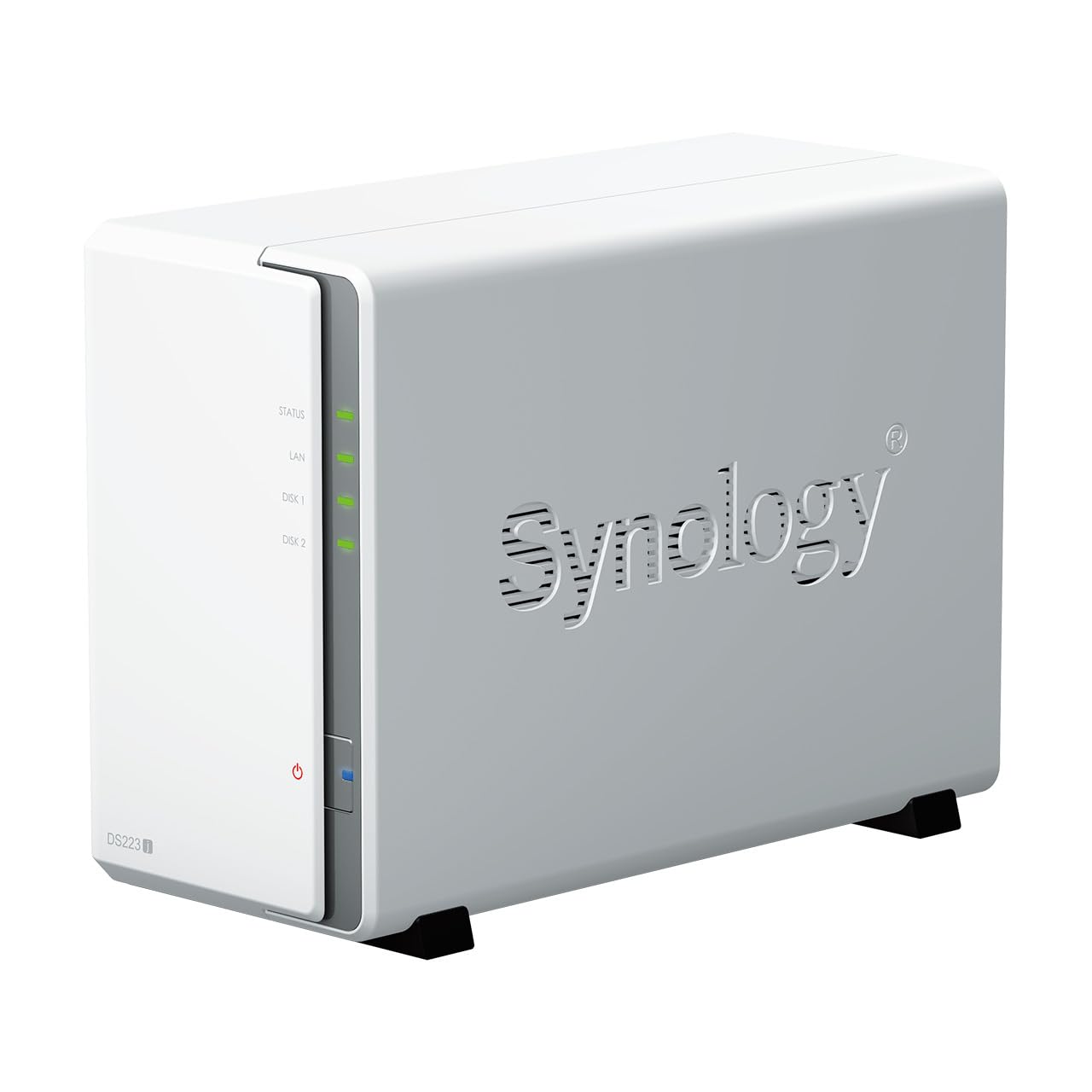 Synology Ds223J 2 Bay Diskstation Nas (Realtek Rtd1619B 4 Core 1.7 Ghz 1Gb Ddr4 Ram 1Xrj 45 1Gbe Lan Port) 6Tb Bundle With 2X 3T