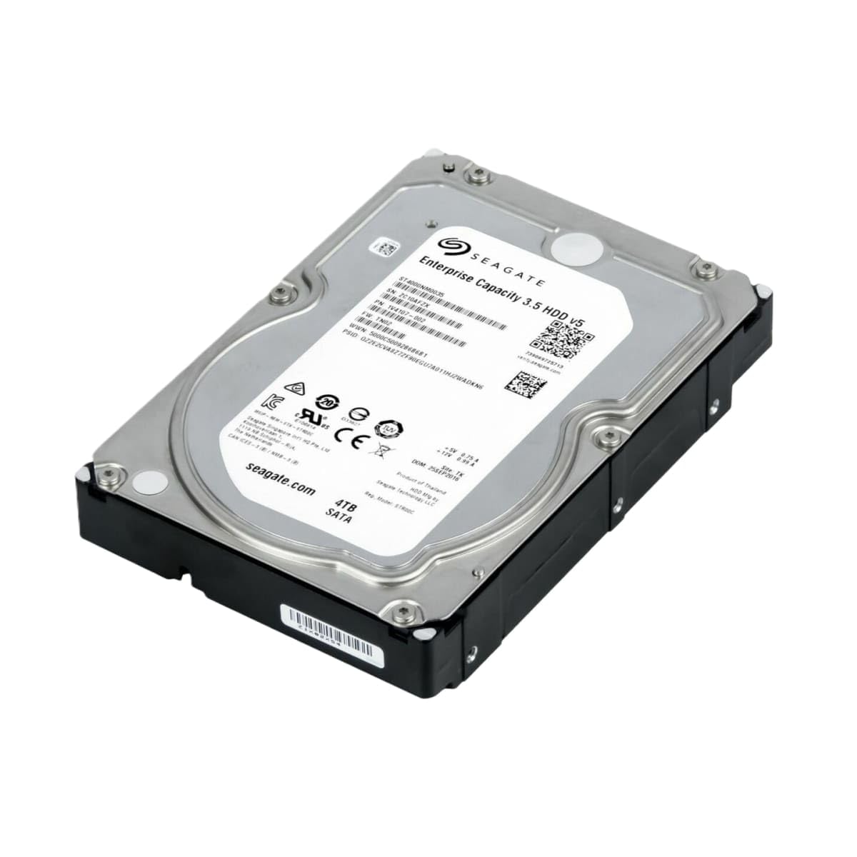 Seagate Exos 7E8 4TB 512n SATA 128MB Cache 3.5 Inch Enterprise Hard Drive (ST4000NM0035), Mechanical Hard Disk