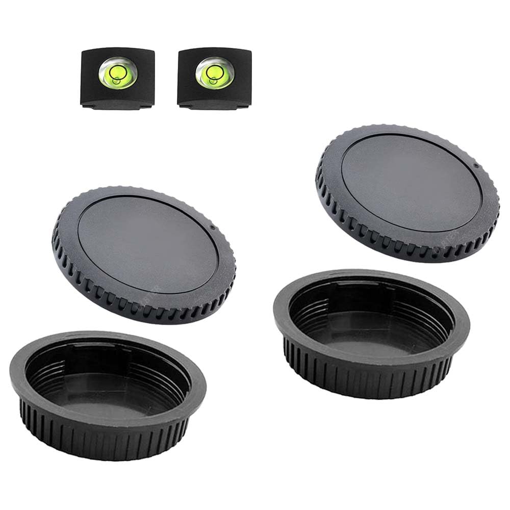 Front Body Cap And Rear Lens Cap Cover For Canon Eos Ef/Ef S Lens For Rebel T7 T6 T5 T8I T7I T6I Sl3 Sl2 T6S,5D Mark Iv/Iii/Ii,