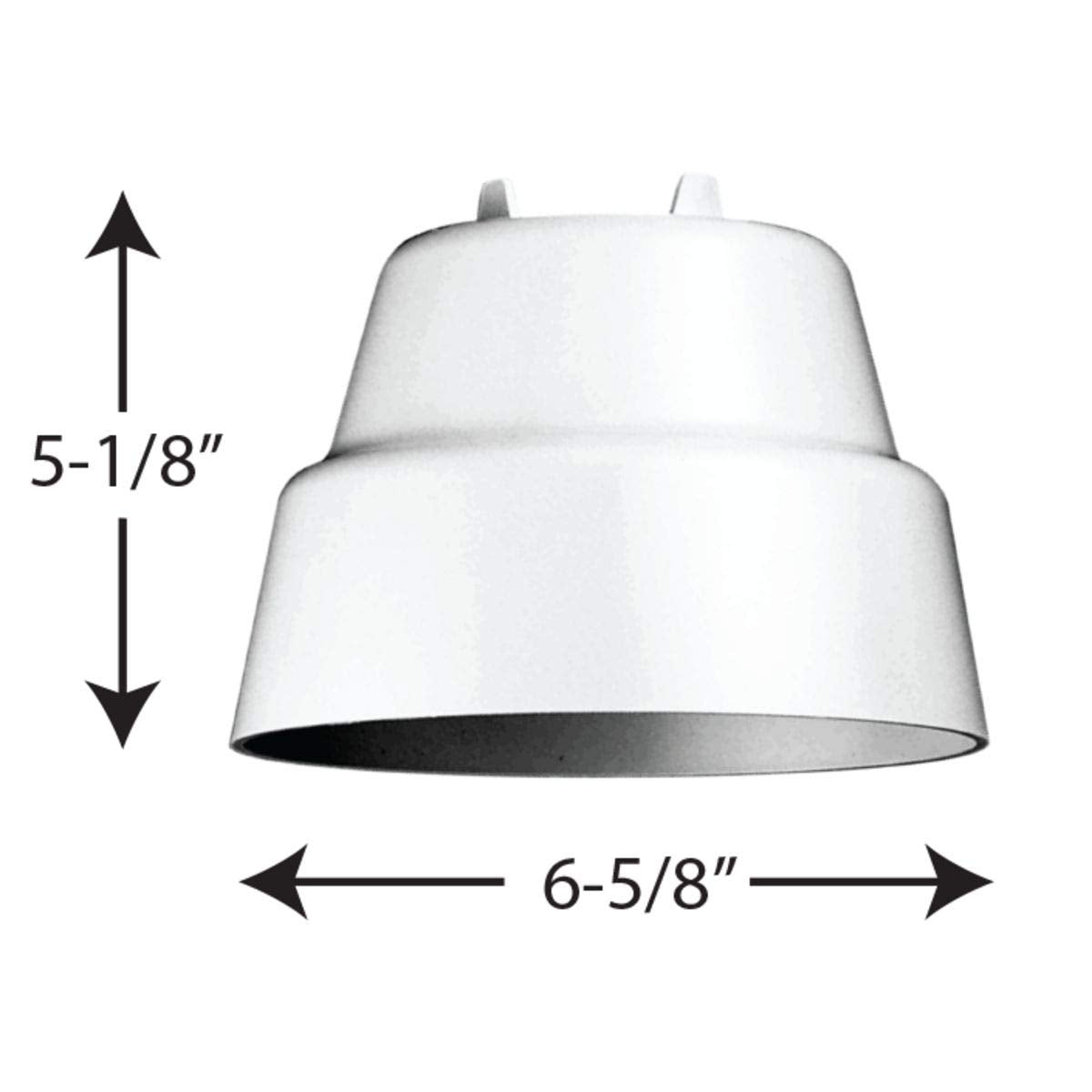 Outdoor Lampholder Shroud Accessory For Par Lampholder P5212-30 White