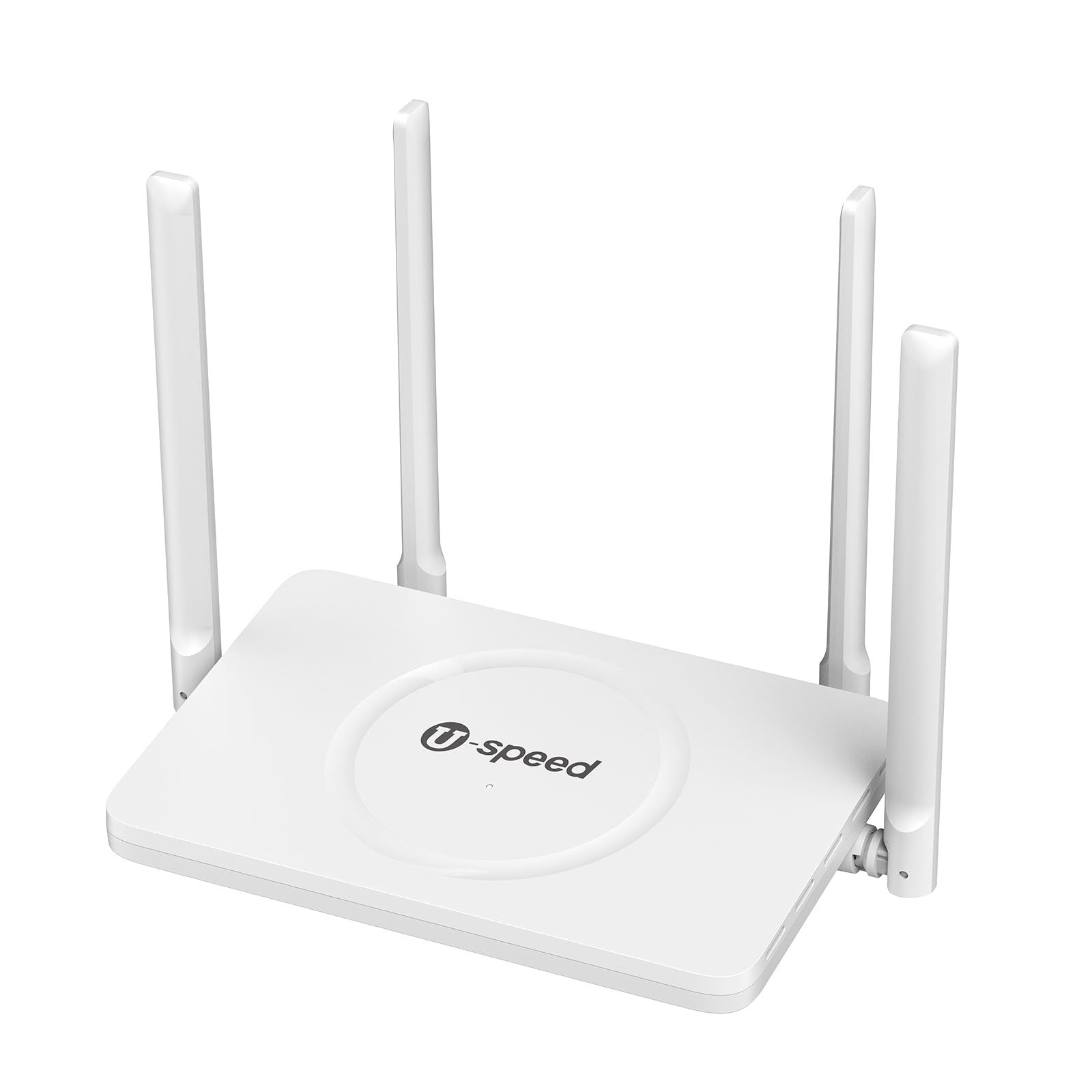 U-SPEED AC1200 WiFi Router Dual Band Wireless Internet Router, Speed Up to 1.2 Gbps, 4 x 1000 Mbps Gigabit Ethernet Ports, Bridg