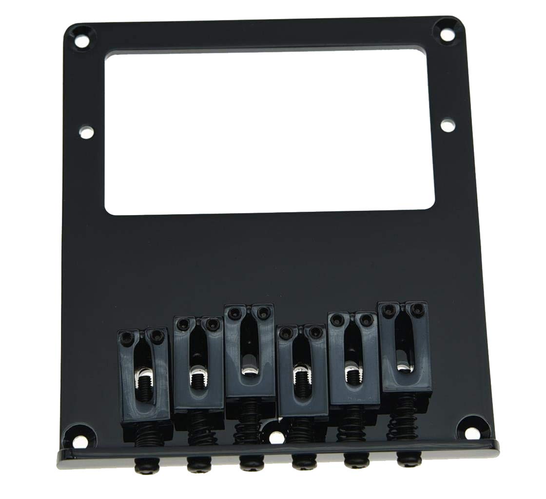 Kaish Tele Bridge Tele Humbucker Guitar Bridge For Telecaster/Tele Guitar Black