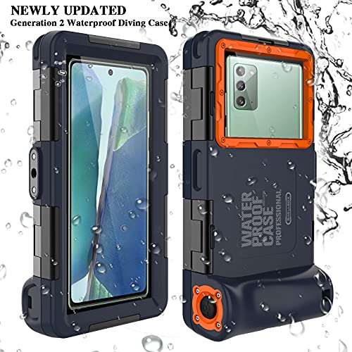 Professional Diving Upgrade Waterproof Protective Case, Outdoor Swimming Snorkeling Surfing Underwater Photo Video Housing For I