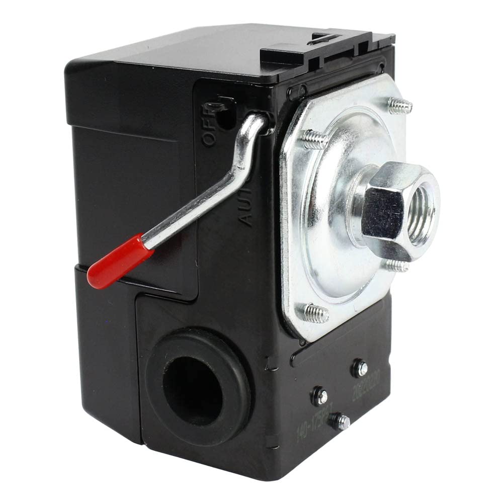 Lefoo Pressure Switch Control Air Compressor 140 175 Single Port Heavy Duty 26 Amp Lf10A 1H 1 Npt1/4 140 175