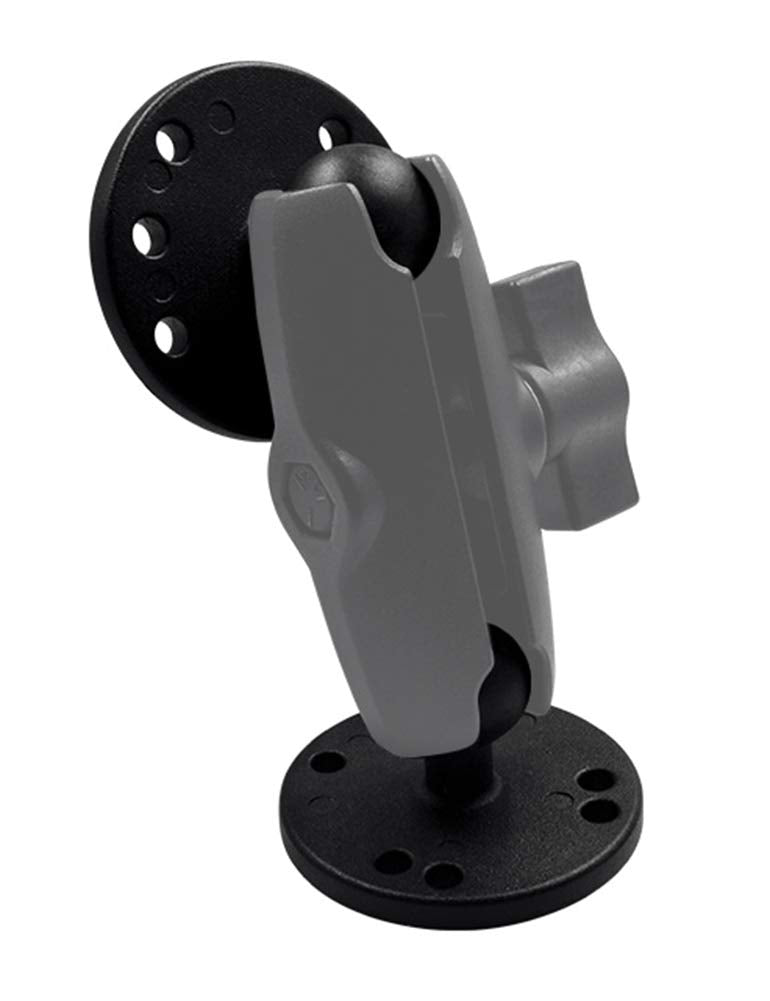 Strg 1'' Ball Mounts Base Adapter With Amps Round Plate, Ball Base Mount Compatible With Ram And 1' Ball Systems From Arkon, Ibolt And Tackform Enterprise Series