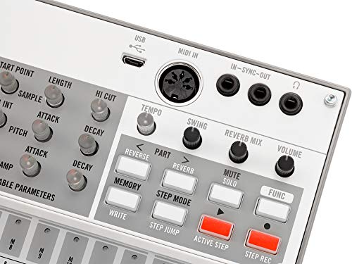 Korg Volca Bass Analogue Bass Machine Bundle With Power Supply And Austin Bazaar Polishing Cloth