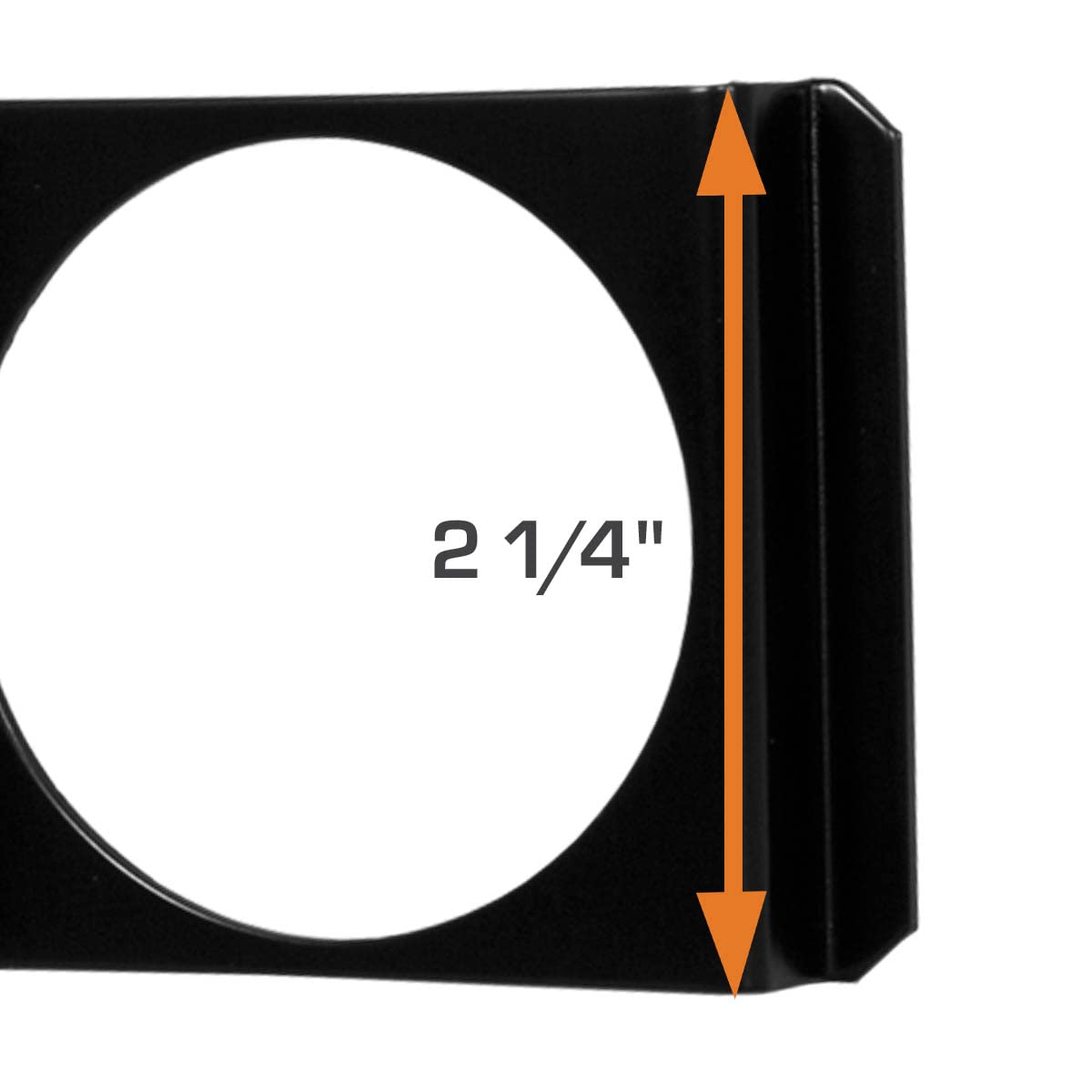 Glowshift Universal Black Triple Gauge Single Din Radio Face Pod   Fits Any Make/Model   Mounts (3) 2 1/16'' (52Mm) Gauges To Ve