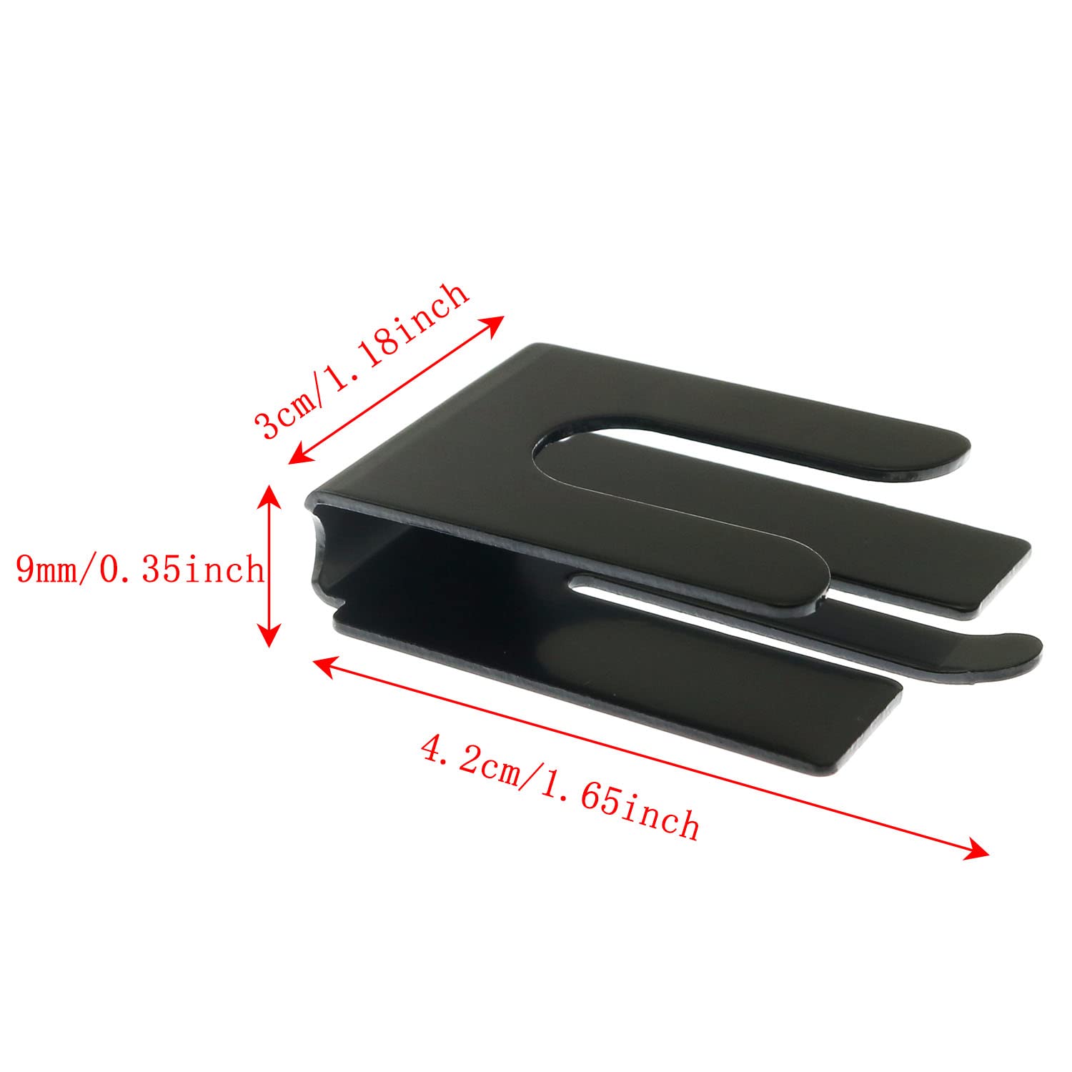 Zyamy 2Pcs Cb Mic Holder Cb Microphone Holder Mobile Radio Microphone Hang Up Clip Microphone Hanger Car Mic Holder With Adhesiv