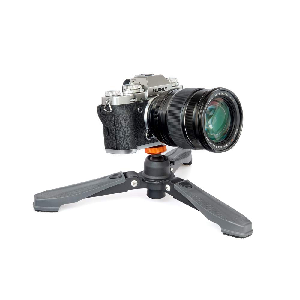 3 Legged Thing Docz2 Foot Stabiliser For Monopods - Travel-Friendly, Table-Top Camera Tripod And Foot Accessory For Monopods For