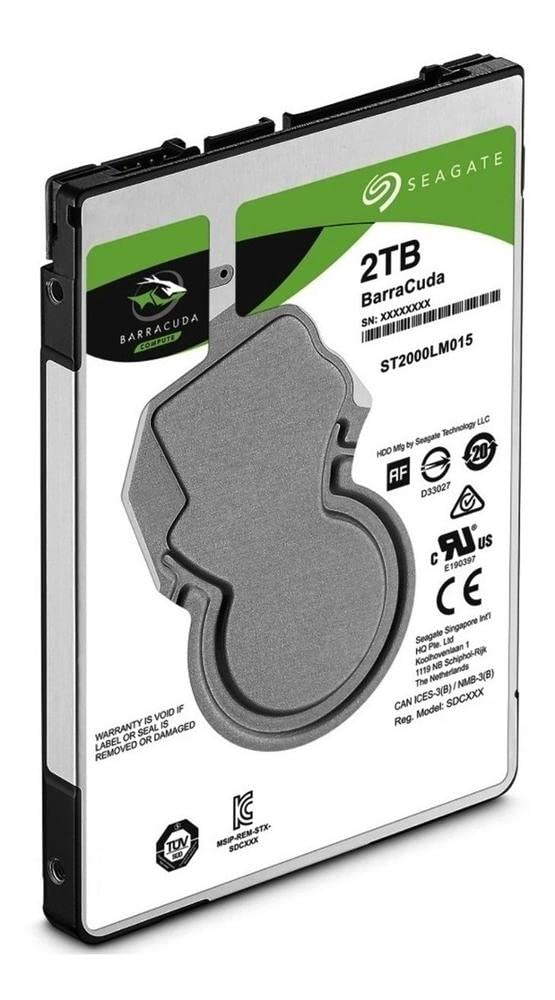 (Old Model) Seagate 2Tb Laptop Hdd Sata 6Gb/S 128Mb Cache 2.5 Inch Internal Hard Drive (St2000Lm015)