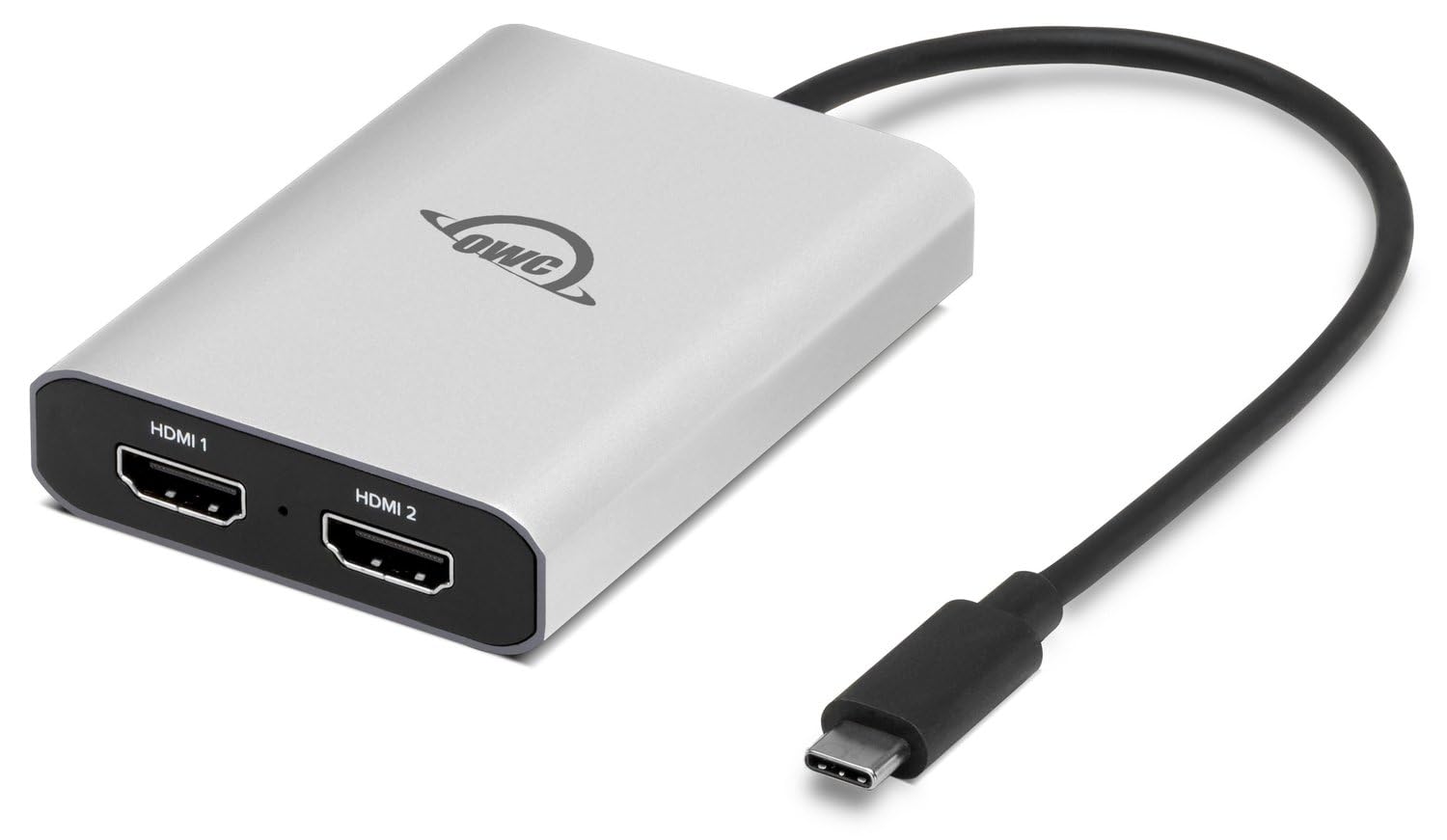 OWC USB-C Adapter to Dual HDMI 4K with DisplayLink - Supports 2 4K Monitors at 60Hz - Compatible with Mac M1/M2/M3/M4, PC, Chrom