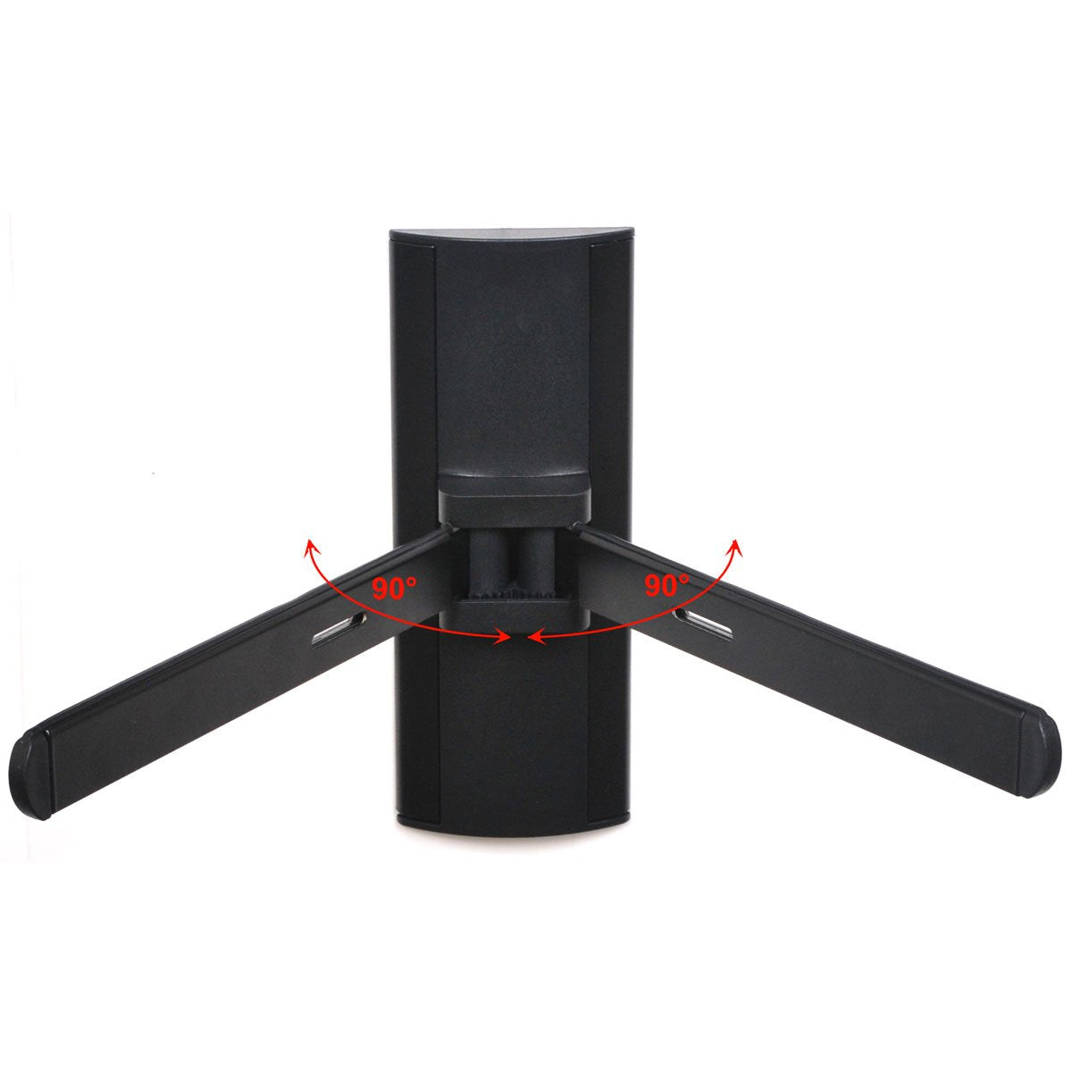 Videosecu Adjustable Av Shelf Wall Mount Bracket For Dvd Player Receiver Vcr Dvr Cable Box Or Other Audio Component - Under Tv B