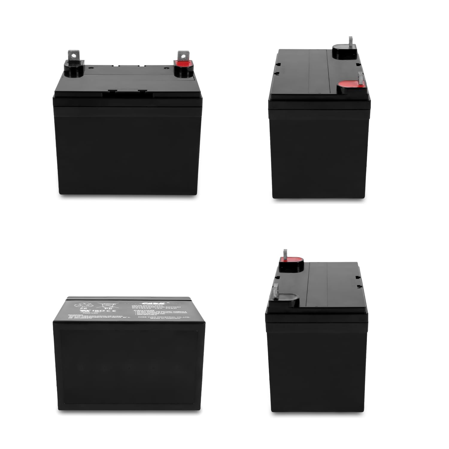 Casil 12V 33Ah Rechargeable Deep Cycle Agm Sla Replacement Battery 2 Pack