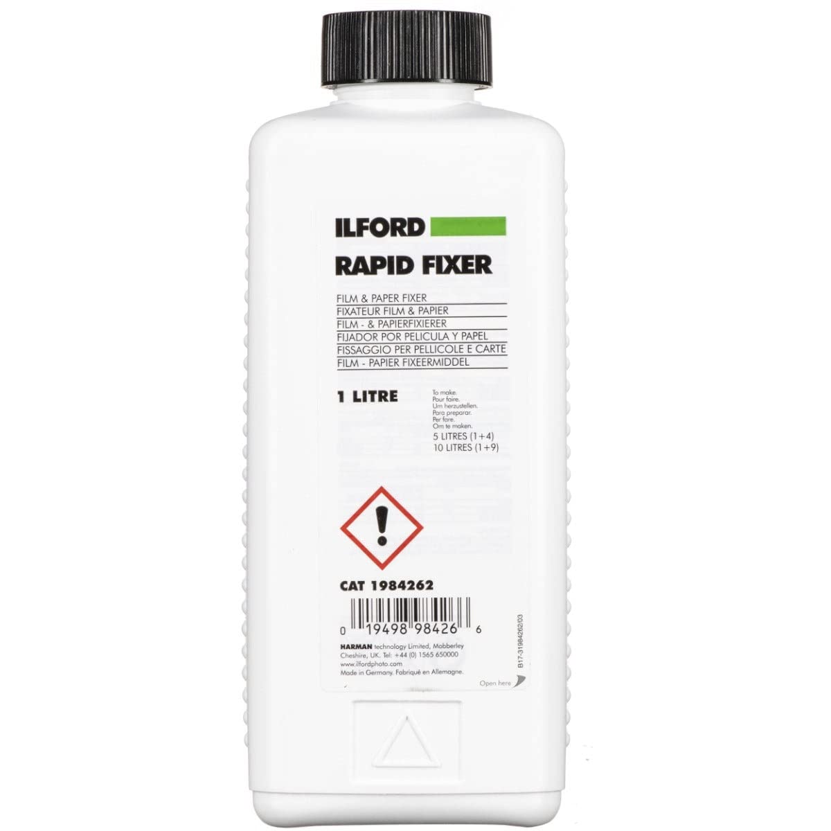Ilford Rapid 1984262 Liquid Paper Photo Fixer 1 Litre