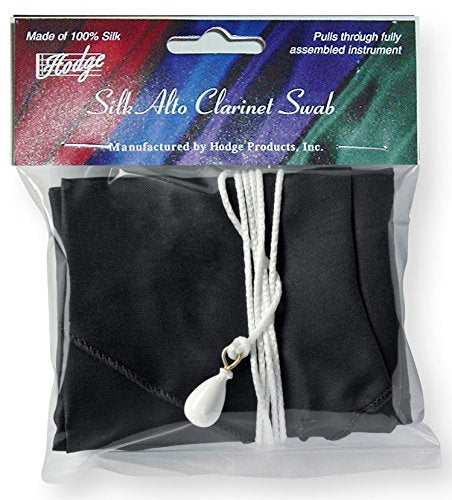 Hodge Silk Alto Clarinet Swab   Black