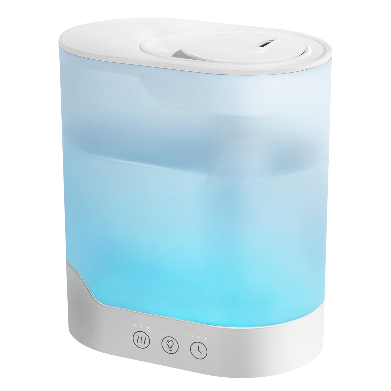 Yogin Humidifiers For Bedroom, 3L Ultrasonic Cool Mist Humidifiers For Home Baby Ntop Fill Smart Air Humidifier Runs For Up To 4