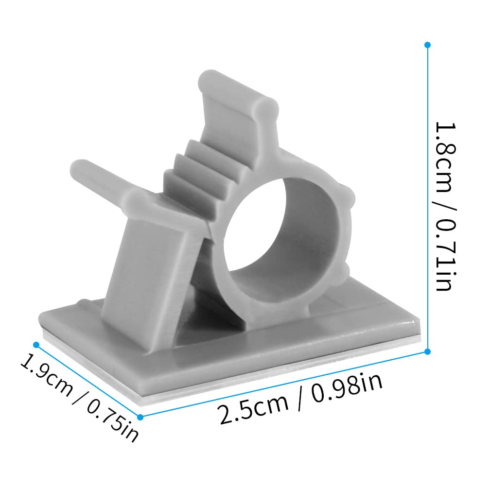 30 Pack Viaky Wire Holder For 0.4 Inch(Max) Cable   Cable Management Organizer Cable Clips Strong Adhesive Cord Hooks   Home, Of