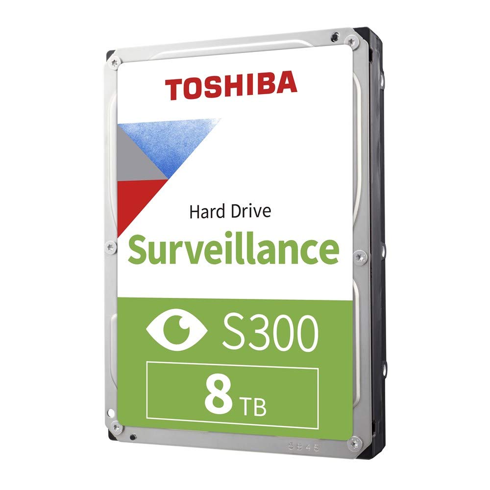 Toshiba 8Tb S300 Surveillance Hdd   3.5' Sata Internal Hard Drive Supports Up To 64 Hd Cameras At A 180Tb/Year Workload (Hdwt720