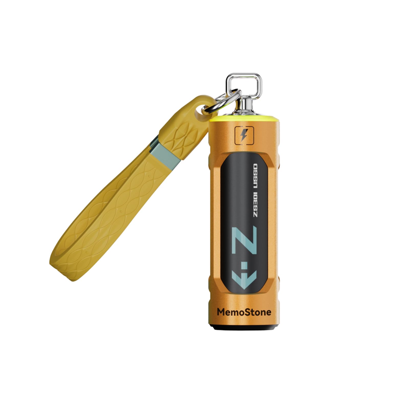 KingSpec MemoStone ZS301 2TB Portable SSD, USB-C External Solid State Drive with 1900MB/s, USB 3.2 Gen 2x2,Zinc Alloy Battery Bo