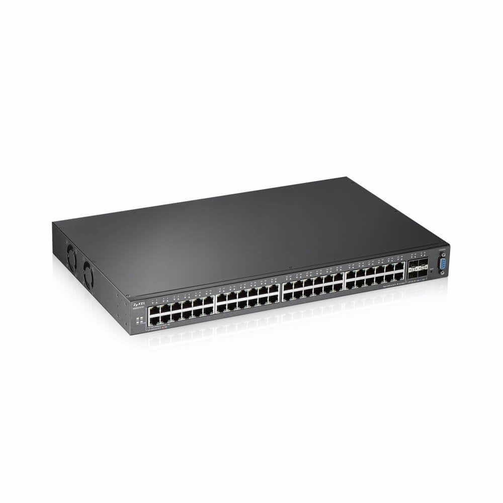 Zyxel 48 Port Gigabit Layer 2 Managed Switch, 4X 10G [Xgs2210 52]
