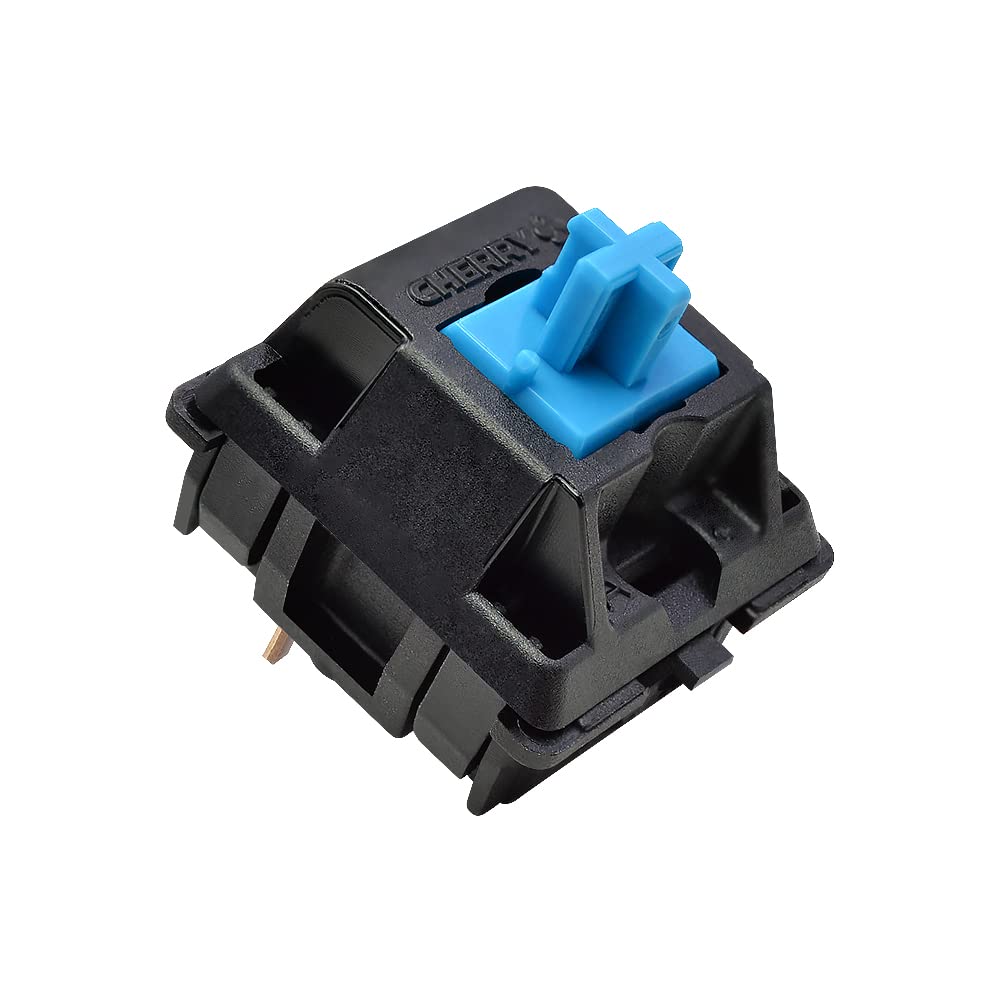 Cherry Mx Blue Switches (10 Pcs)  Mx1Ag1Nn | Plate Mounted | Tactile Switches For Mechanical Keyboard