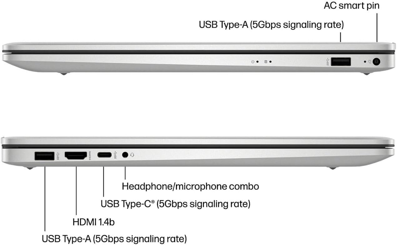 Hp 17 Laptop For Business, 17.3    Fhd Display, 12Th Gen Core I3 1215U Processor, 16 Gb Ram, 1 Tb Ssd, Intel Uhd Graphics, Hd Ca