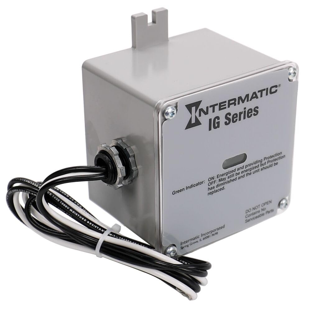 Intermatic Ig1200Rc3 - Advanced Surge Protection With Tpmov Technology - Rainproof Design For Indoor/Outdoor Use - 3-Year Warranty And $7,500 Connected Equipment Protection
