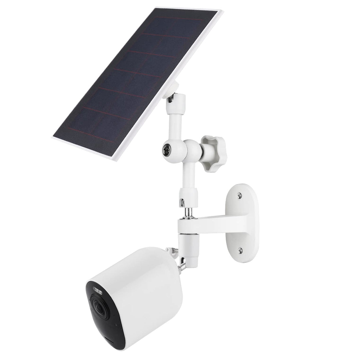 2-In-1 Wall Mount For Arlo Solar Panel And Arlo Pro/Arlo Pro 2/Arlo Pro 3/Arlo Pro 4/Arlo Ulra Security Camera, Adjustable Angle To Get Maximum Sunlight For Your Arlo Solar Panel