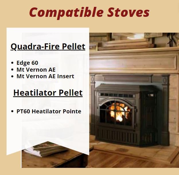 Quadrafire Thermocouple K For The Mt Vernon Ae Freestanding & Insert, Edge 60, Heatilator Pointe Pt60   Replaces Srv7000 334 Srv