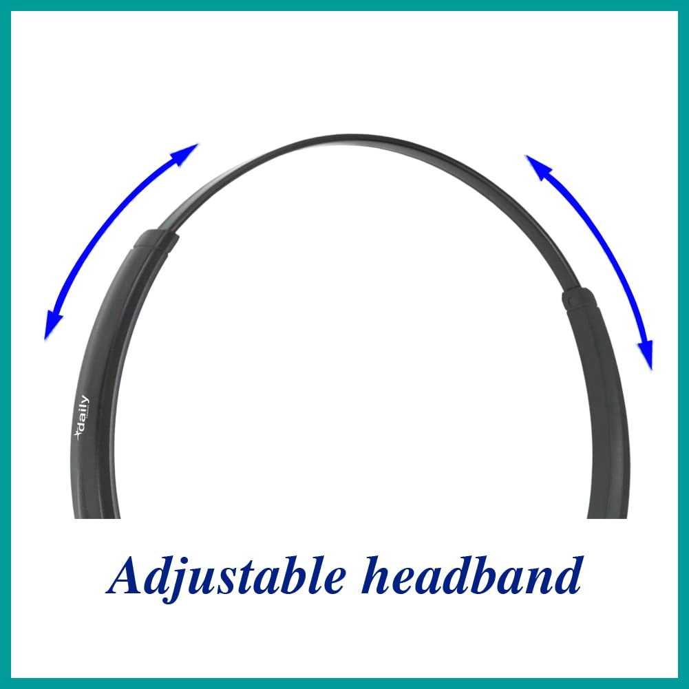 Rj9 Office Headset Hd Voice For Mitel Nortel Meridian Polycom Nec Shoretel Xblue Phones, Plus 3.5Mm Adapter (Binaural)
