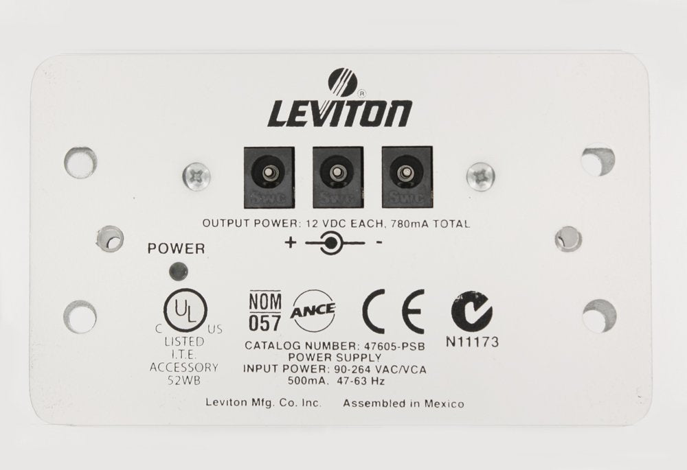 Leviton 47605-PSB DC Power Supply for Use with Leviton SMC