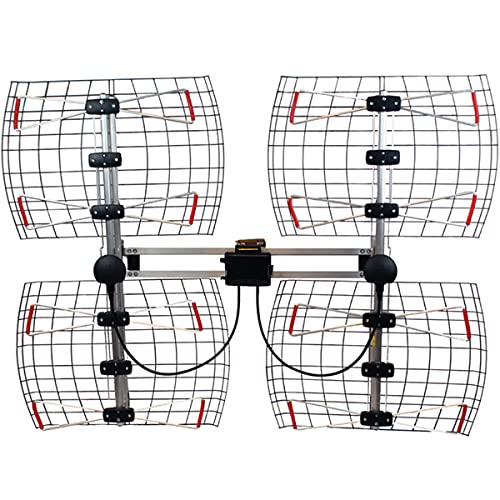 Antennas Direct 8-Element Bowtie UHF Outdoor HDTV Antenna, Multi-Directional, 70+ Mile Range, 4K 8K UHD NEXTGEN TV - w/All-Weath