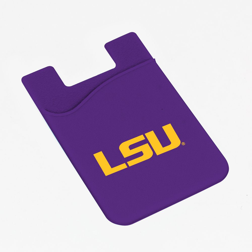 Guard Dog Silicone Credit Card Holder/Phone Wallet - Lsu Tigers