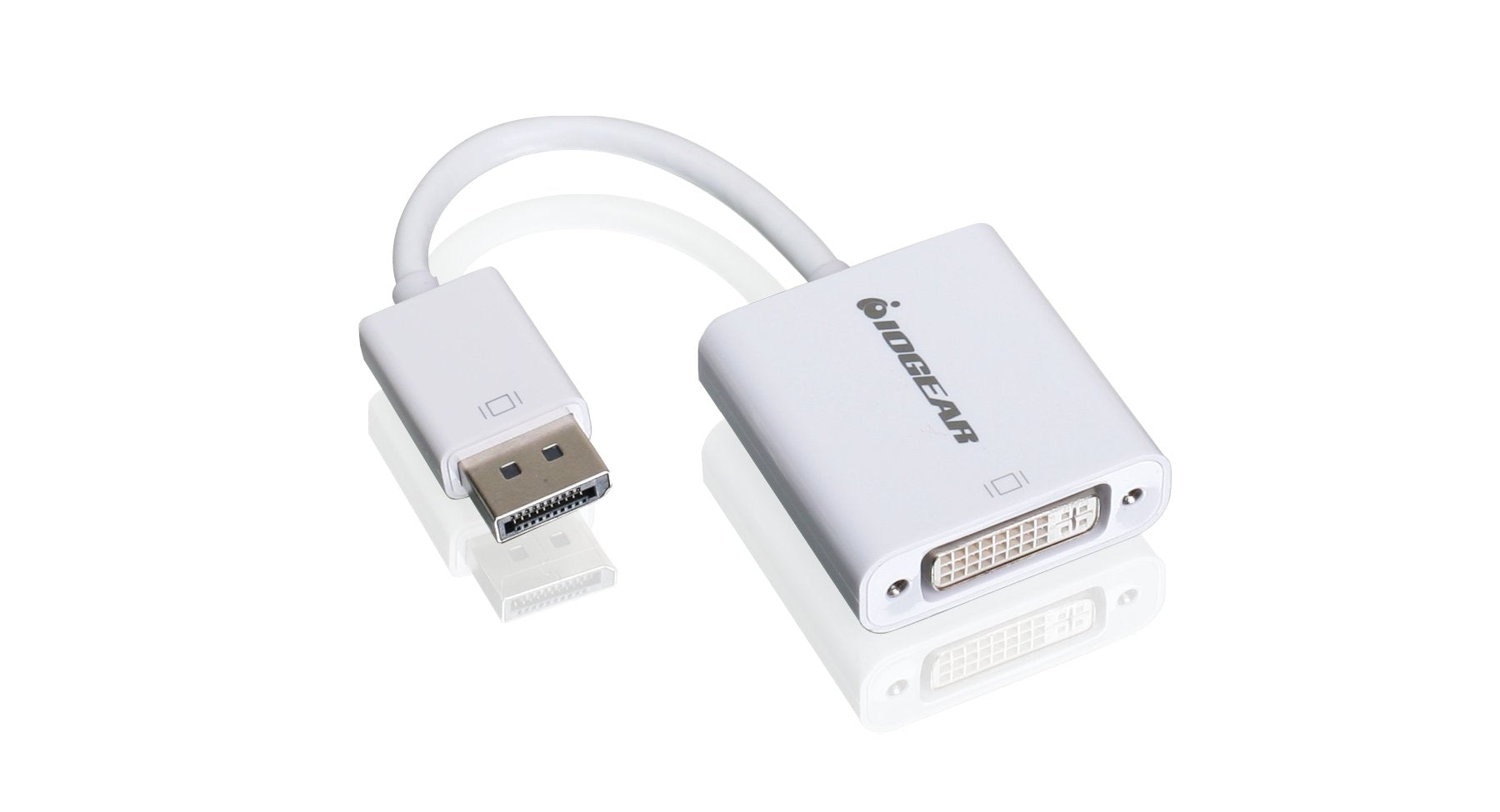 Iogear Displayport To Dvi Adapter Cable, White, Gdpdviw6