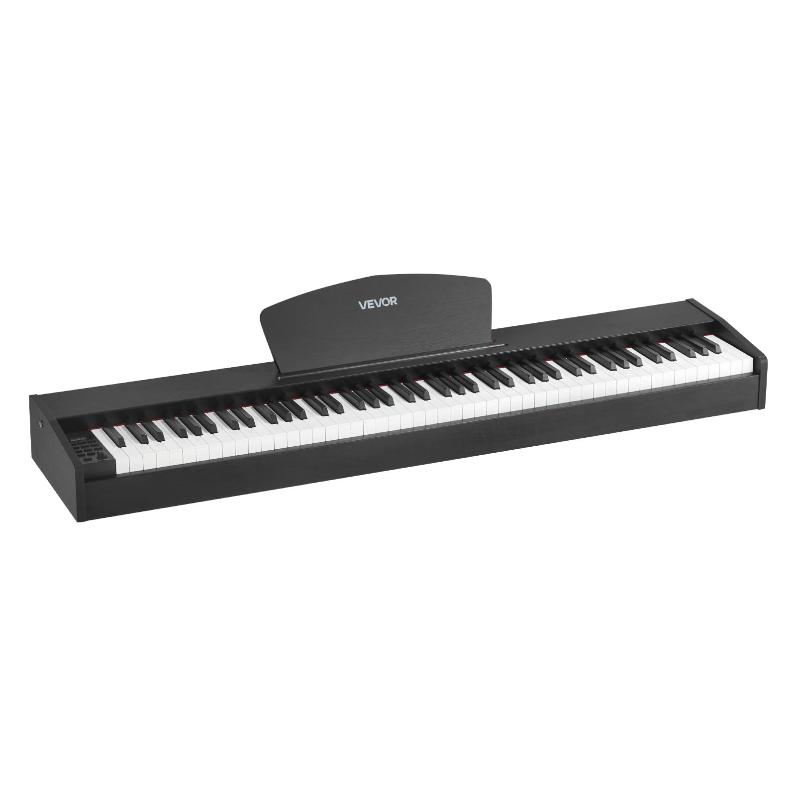 VEVOR Weighted Digital Piano, 88 Keys Fully Weighted, Electric Piano Dual Keyboard & Speakers, with Sustain Pedal, Recording Fun