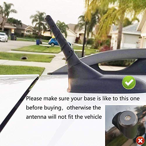 3.2 Inch Antenna For 2010 2025 Jeep Cherokee Grand Cherokee Compass Renegade Trailhawk Dodge Durango Avenger Chrysler 200 Journey, Stubby Jeep Accessories Oem 5091100Aa 68297936Aa 5091100Ab