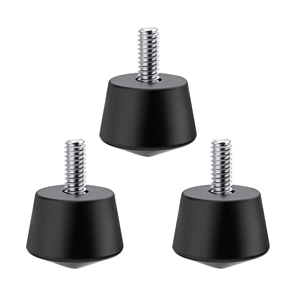 K&F CONCEPT Universal Anti-Slip Rubber Tripod Foot Spikes Compatible with 1/4 inch Thread Tripod Monopod Legs Feet Replacement P