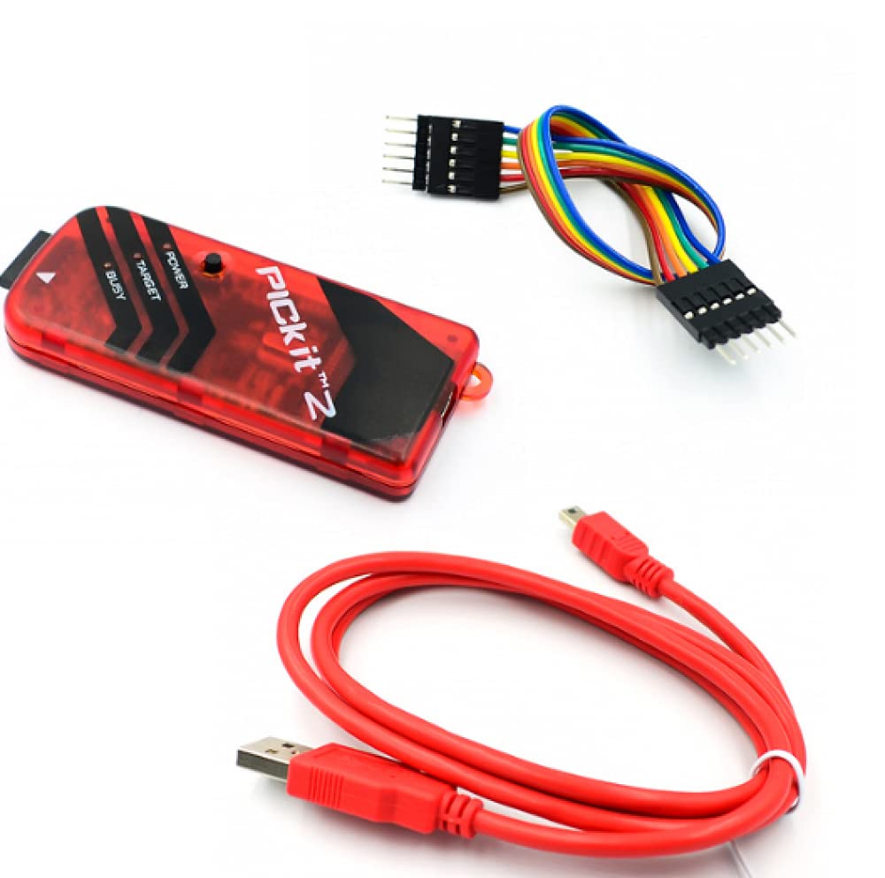 Superele Pickit2 Pic Kit2 Simulator Pickit 2 Programmer Emluator Red With Usb Cable Dupond Wire
