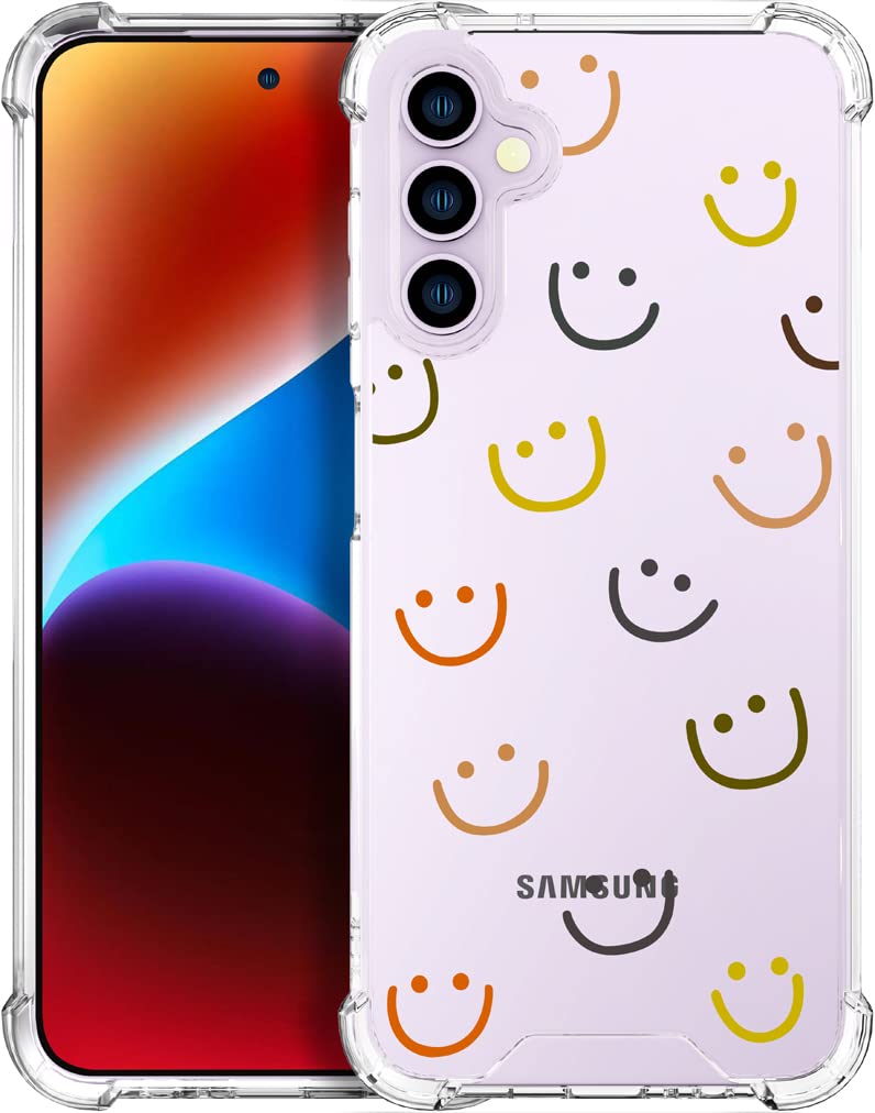 Endiy Samsung Galaxy S23+ Plus Case For Women Girls Girly Cute Designer Phone Case Clear With Design, Compatible With Samsung Ga