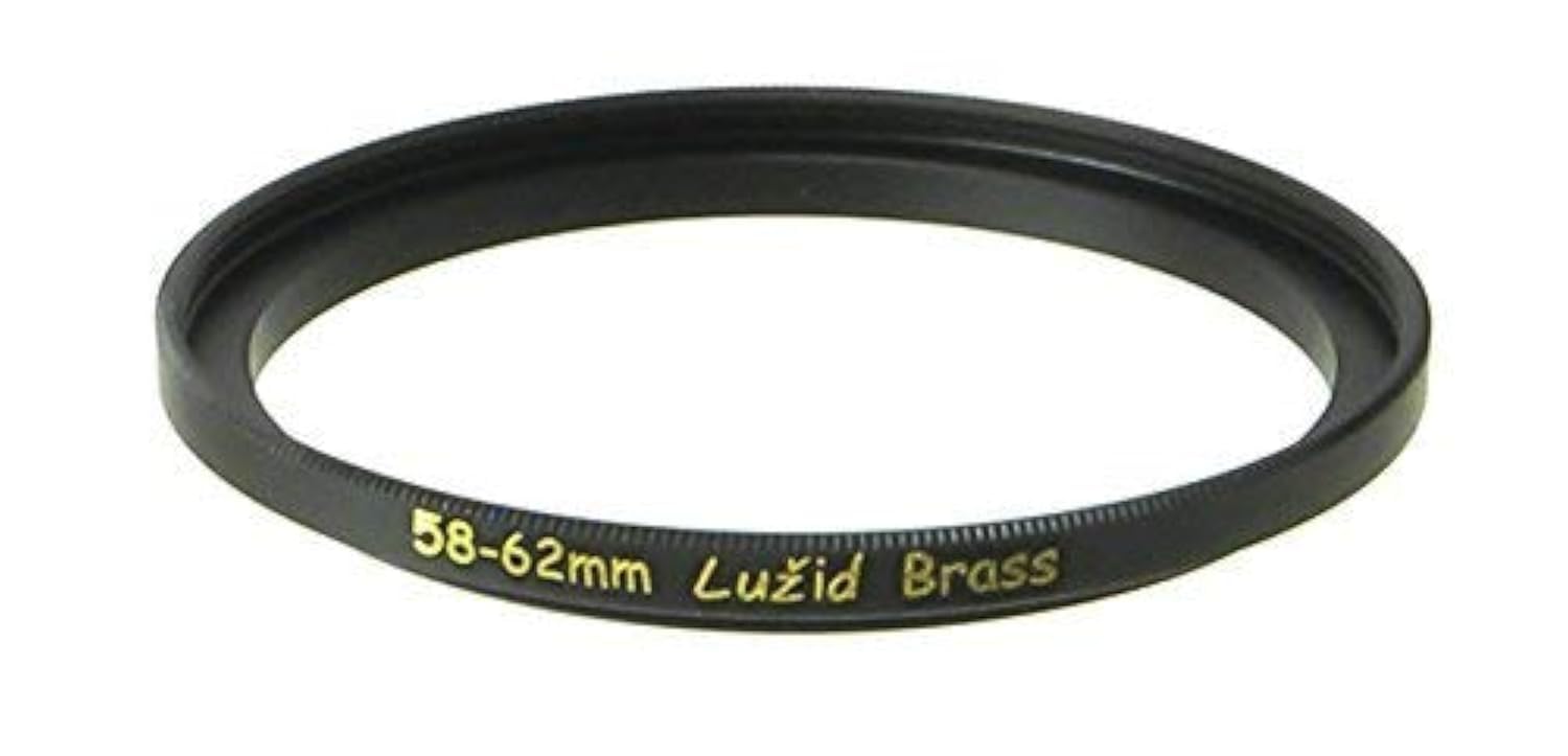 Luid X2 Brass 58Mm To 62Mm Step Up Filter Ring Adapter 58 62 Luzid