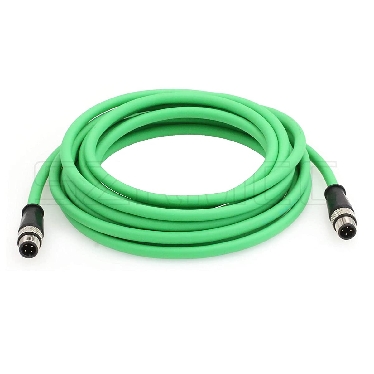 Szrmcc M12 Connector Ethernet Cable D Code 4 Pin To 4 Pin Male Cat5E High Flex Waterproof Shielded Network Cable For Industrial