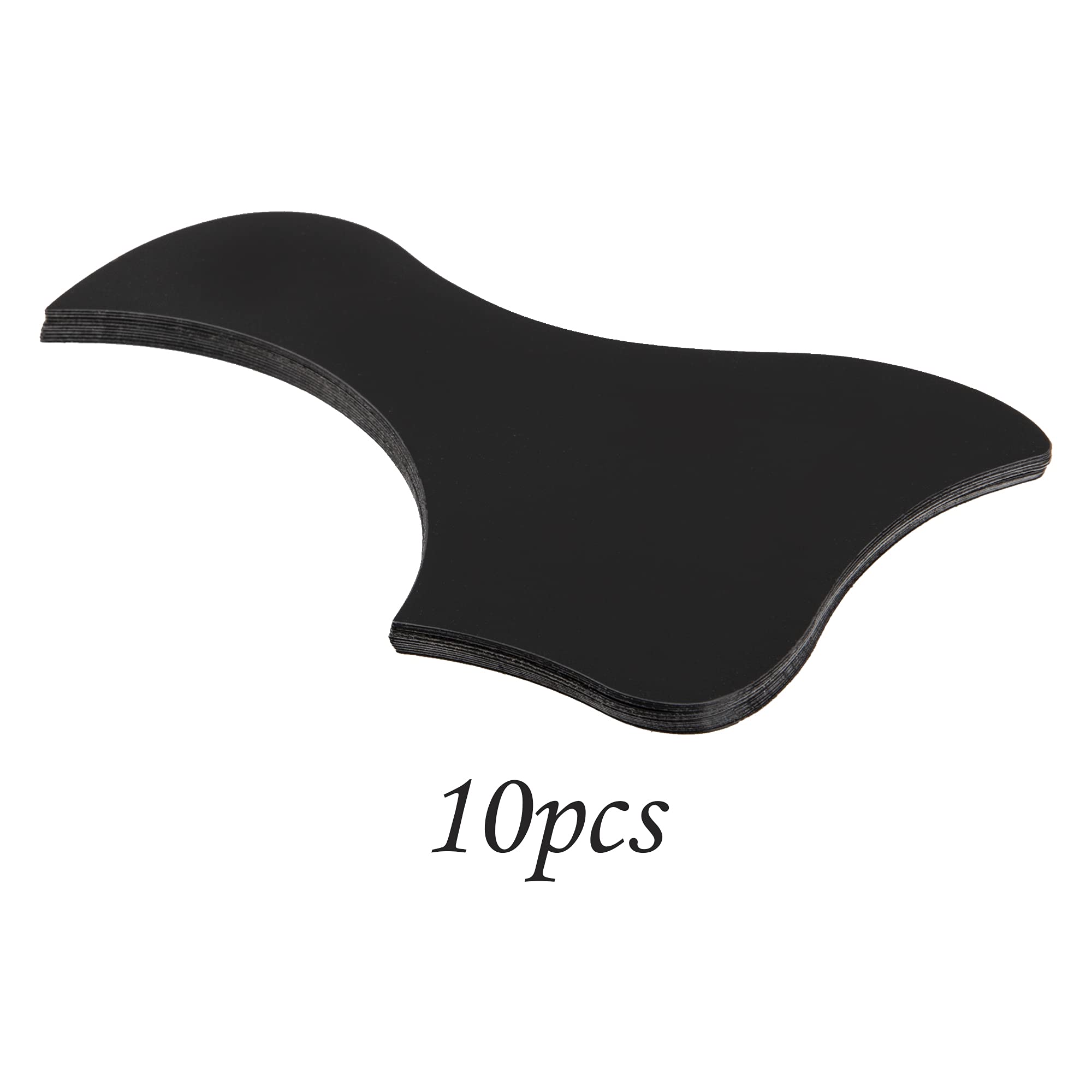 20Pcs Yootones Acoustic Guitar Pickguard Hummingbird Shaped & Water Shaped Compatible With Acoustic Guitar (Black)