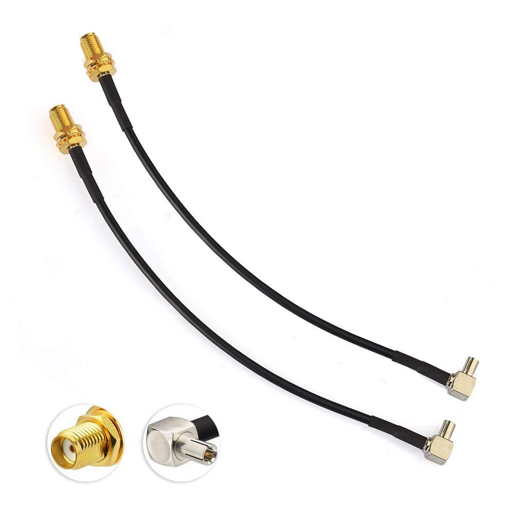 Superbat Sma To Ts9 Cable Pigtail Sma Female To Ts9 90 Degree External Antenna Adapter Cable For Mifi Router Usb Modem & Mifi Ho